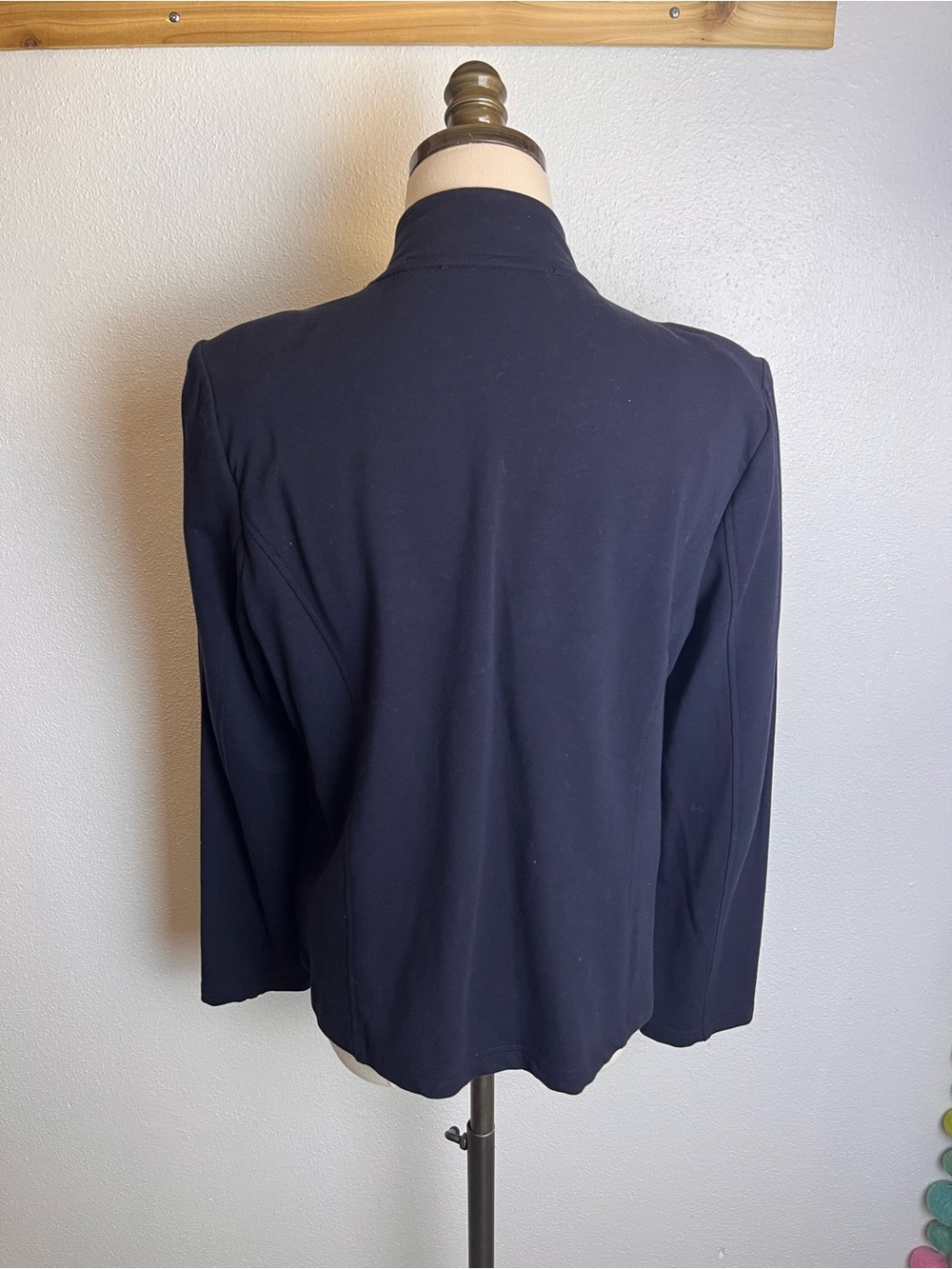 Tommy Hilfiger Navy Double-Breasted Military Blazer with Metal Crest Buttons - Picture 6 of 9